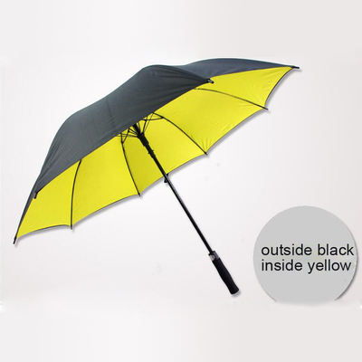 Parapluie de golf personnalisée à l'épreuve du vent auto-ouverte Extra long Paraguas 190T Tissu Ponegee
