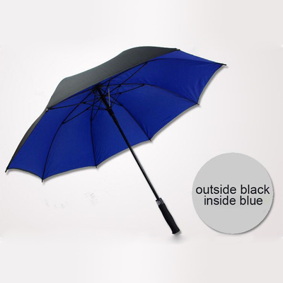 Parapluie de golf personnalisée à l'épreuve du vent auto-ouverte Extra long Paraguas 190T Tissu Ponegee