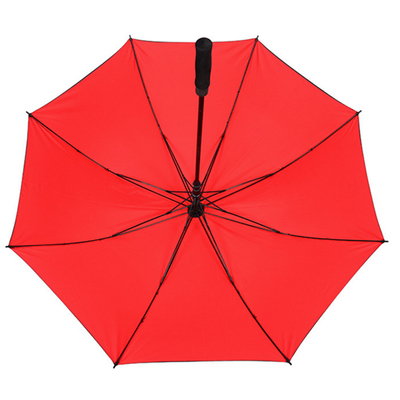 Parapluie de golf personnalisée à l'épreuve du vent auto-ouverte Extra long Paraguas 190T Tissu Ponegee