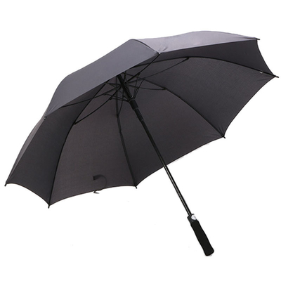 Le design minimaliste est auto ouvert 30 pouces étanche Pongee Golf parapluie avec logo imprimé