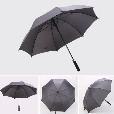 Le design minimaliste est auto ouvert 30 pouces étanche Pongee Golf parapluie avec logo imprimé