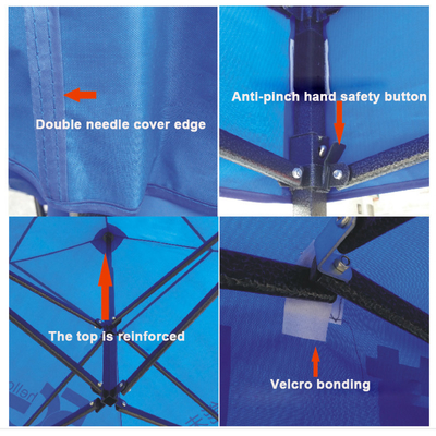Parapluie extérieure personnalisée en tissu d'Oxford pour jardin et plage