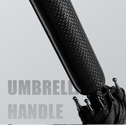 Cadeau d'affaires parapluie droite avec imprimés sur mesure et matériau léger en fibre de carbone