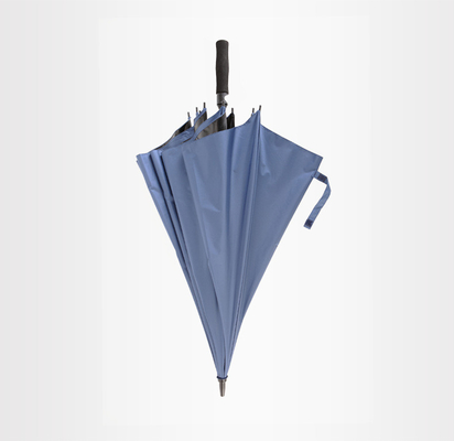 Légère et portable Auto ouvert parapluie de golf enduit d'argent avec des côtes en fibre de verre