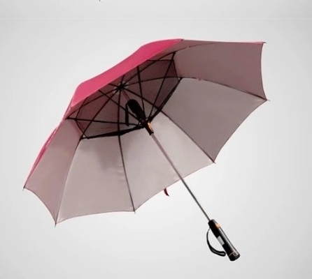 Manuel Logo personnalisé ouvert Impression Parapluie de ventilateur de climatisation avec logo personnalisé