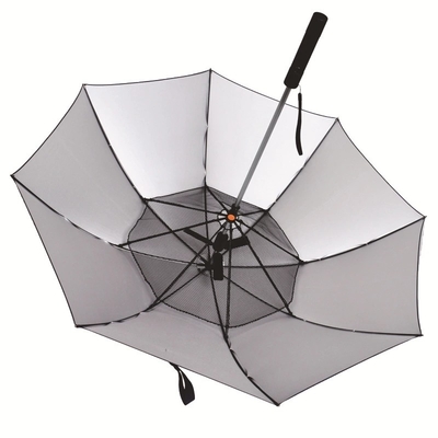 Manuel Logo personnalisé ouvert Impression Parapluie de ventilateur de climatisation avec logo personnalisé