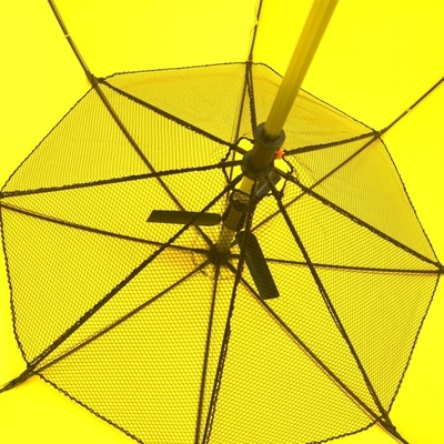 Manuel Logo personnalisé ouvert Impression Parapluie de ventilateur de climatisation avec logo personnalisé