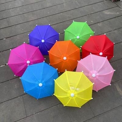 Manuel du parapluie pour téléphones portables en plein air en vélo ouverte Petite taille Protection contre la pluie et le vent