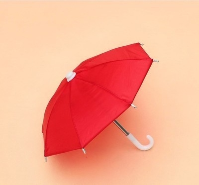 Manuel du parapluie pour téléphones portables en plein air en vélo ouverte Petite taille Protection contre la pluie et le vent
