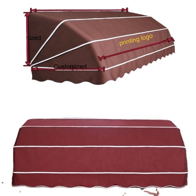 Cadre en alliage d'aluminium Commercial Outdoor Windproof Canopies pour fenêtres et portes