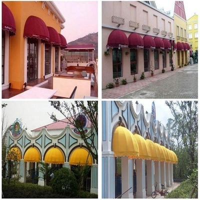 Cadre en alliage d'aluminium Commercial Outdoor Windproof Canopies pour fenêtres et portes
