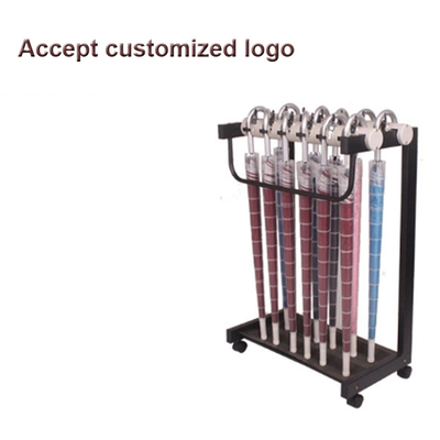 Le club de golf Black Metal Push Pull Bike Cart Buggy Trolley Holder Parapluie pour les pharmacies