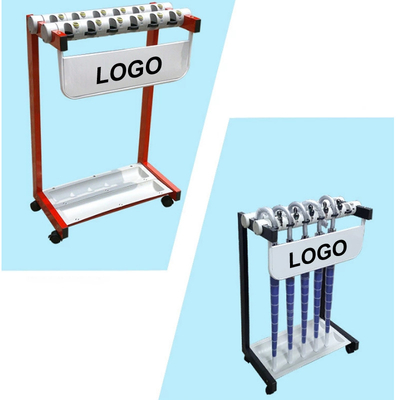 Le club de golf Black Metal Push Pull Bike Cart Buggy Trolley Holder Parapluie pour les pharmacies