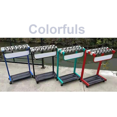 Le club de golf Black Metal Push Pull Bike Cart Buggy Trolley Holder Parapluie pour les pharmacies