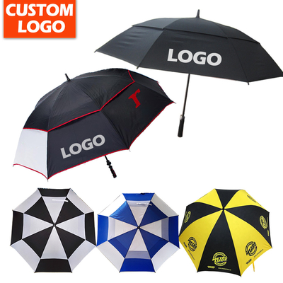 Imprimés de logo sur mesure Parapluie de golf de sublimation Parapluie de personnalité de voiture pour promotions