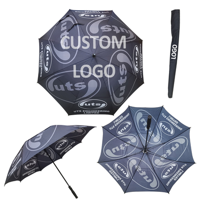 Imprimés de logo sur mesure Parapluie de golf de sublimation Parapluie de personnalité de voiture pour promotions