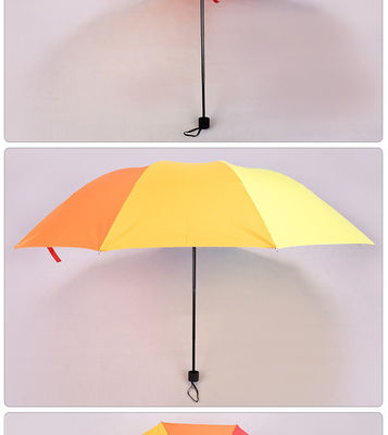 Parapluie à trois plis Logo personnalisé Parapluie publicitaire en tissu de nylon 190T