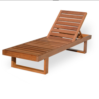 Meubles d'extérieur de détente fauteuil roulant en bois de pin pour des sièges décontractés sur la plage ou la piscine