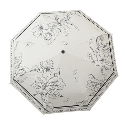 Dual fonction parapluie française pour femmes automatique pliable écran solaire et protection contre la pluie