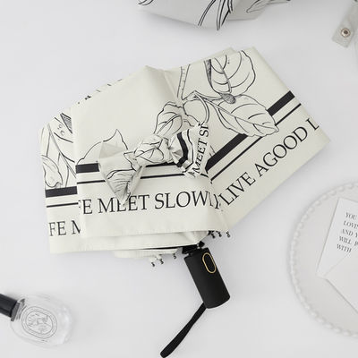 Dual fonction parapluie française pour femmes automatique pliable écran solaire et protection contre la pluie