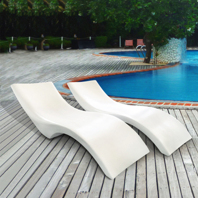 Taille personnalisée Chaise de plage Rattan Lounge Le lieu idéal pour la détente estivale