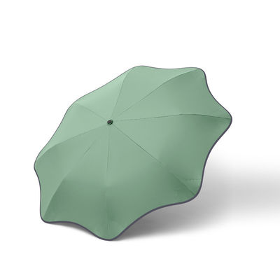 Compact et à double usage parapluie entièrement automatique en caoutchouc revêtu poignée protection solaire