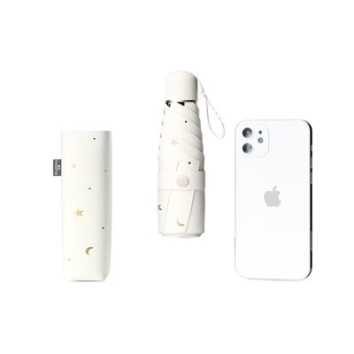 Compact portable pour femmes protégeant de la pluie et du soleil