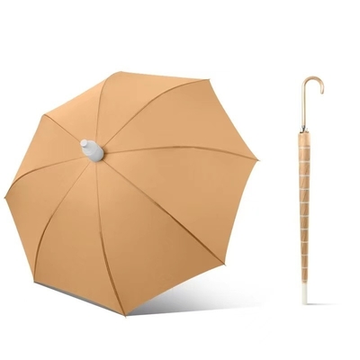 Compagnon de voyage parapluie droite avec un couvercle à manche en plastique antigouttes