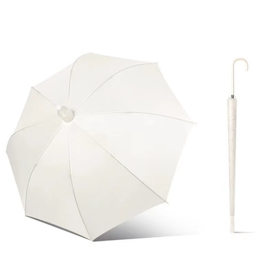 Compagnon de voyage parapluie droite avec un couvercle à manche en plastique antigouttes