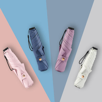 Parapluie en fibres de carbone pour adultes légère et portable triple pli
