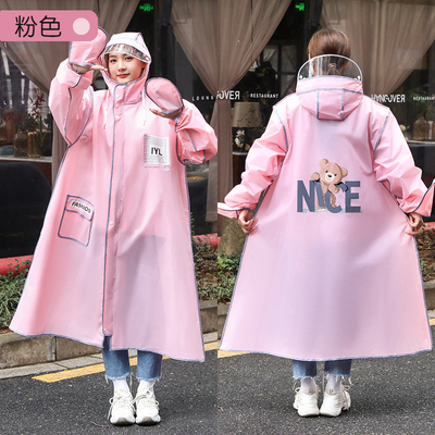 Poncho électrique à manteau de pluie long transparent pour femmes