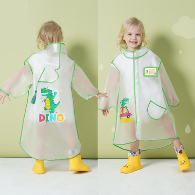 Poncho à dessin animé pour élèves du primaire