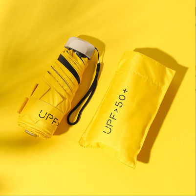 5 parapluies de protection solaire pliables avec logo personnalisé