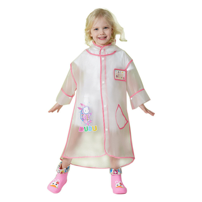 Poncho à dessin animé pour élèves du primaire