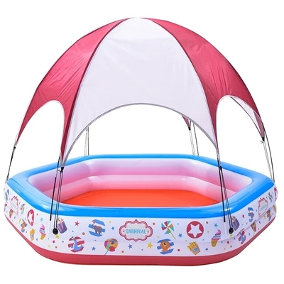 Découvrez le cirque avec une piscine gonflable et une toiture en tissu Oxford