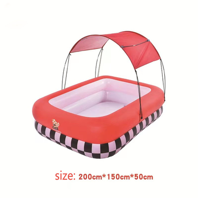 Découvrez le cirque avec une piscine gonflable et une toiture en tissu Oxford