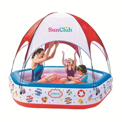 Découvrez le cirque avec une piscine gonflable et une toiture en tissu Oxford