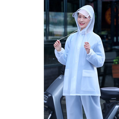 Couleur personnalisée Vêtements de pluie Vêtements de pluie pour femmes et pantalons de pluie imperméables pour hommes
