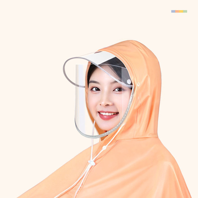 Impression de logo personnalisé Poncho pluie pour hommes et femmes Voyage à la batterie voiture ou vélo