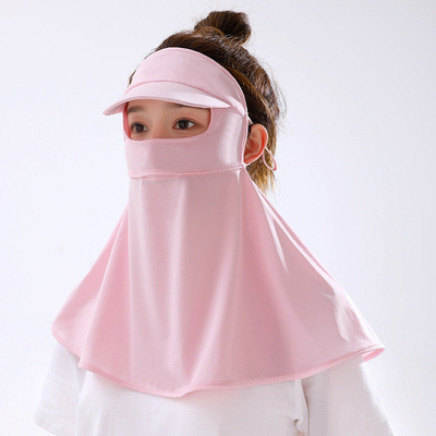 Chapeau de soleil extérieur avec masque respirant