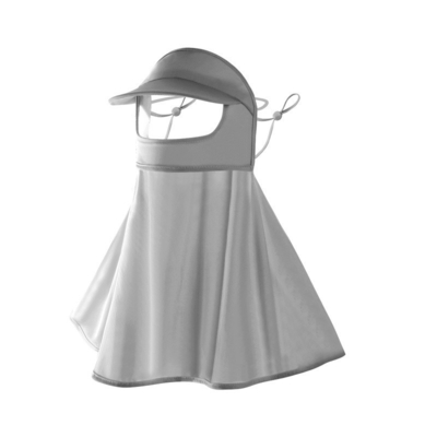 Chapeau de soleil extérieur avec masque respirant