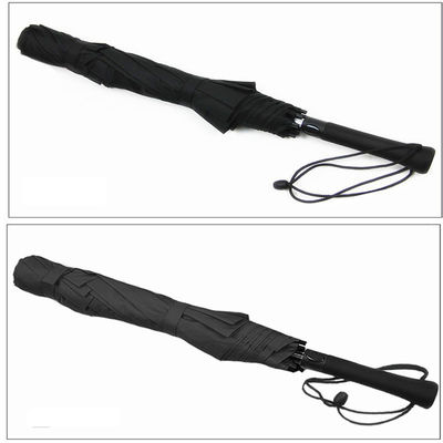 120 cm de diamètre ouvert 2 fois de renforcement automatique parapluie de golf pour la promotion