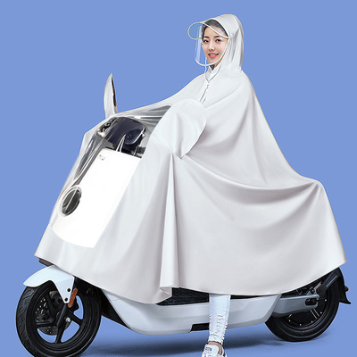 Impression de logo personnalisé Poncho pluie pour hommes et femmes Voyage à la batterie voiture ou vélo