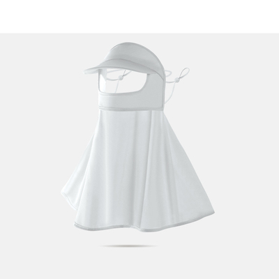 Chapeau de soleil extérieur avec masque respirant