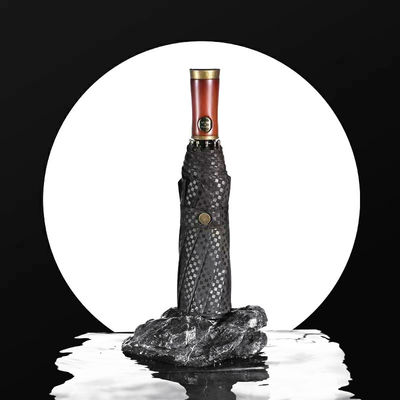 Logo personnalisé Parapluie publicitaire Double étanche Un clic ouverte et conviviale pour les voyages