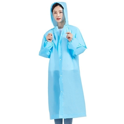 fournitures de pêche 100%EVA Tissu imperméable à l'eau manteau de pluie avec logo personnalisé et mode léger