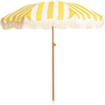 Tente de plage portable anti-UV avec cadre en fibre de verre personnalisé
