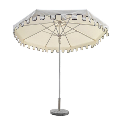 Style de conception de voyage 38 mm Alloy de l'aluminium corde jardin moyen parapluie pour les besoins des adultes
