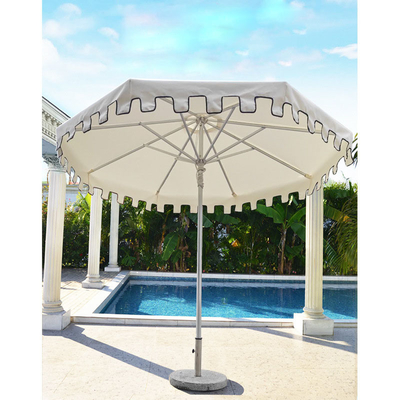 Style de conception de voyage 38 mm Alloy de l'aluminium corde jardin moyen parapluie pour les besoins des adultes