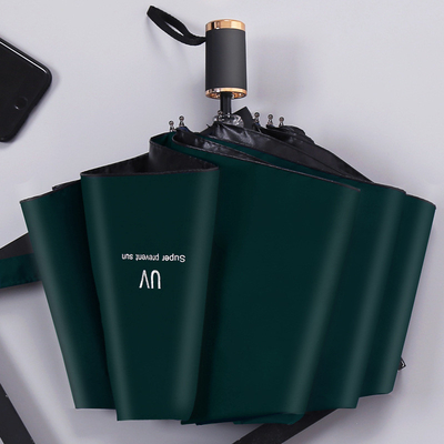 Logo personnalisé de parapluie pliable pour la protection solaire et de la pluie dans toutes les conditions climatiques